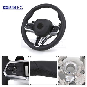 Volante de cuero completo de fondo redondo Original HAILED para <span class=keywords><strong>BMW</strong></span> 5 Series G60 G61 G68 i7 <span class=keywords><strong>i5</strong></span> iX1 X2 U11 U12 <span class=keywords><strong>2022</strong></span> 2023 2024 - Product Image 2