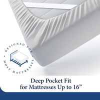 Ensemble de draps en mélange de polyester et de bambou de haute qualité Offre Spéciale ensemble de literie rafraîchissant et respirant de 4 pièces draps doux et soyeux