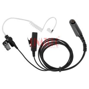 Bonne qualité noir talkie-walkie acoustique clair Tube GP338 GP328 GP680 GP1280 Radio longue PTT MIC écouteur - Product Image 3