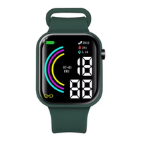 Jam Tangan Olahraga Plastik Digital LED untuk Anak Laki-laki dan Perempuan Jam Tangan Fashion