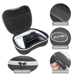 เคสป้องกันคอนโซลเกมสำหรับตัวควบคุมเกม PS5ที่มีด้ามจับอุปกรณ์จัดสายแบบตาข่ายสำหรับการเดินทางแบบพกพาสำหรับ SWITCH Pro Xbox - Product Image 4