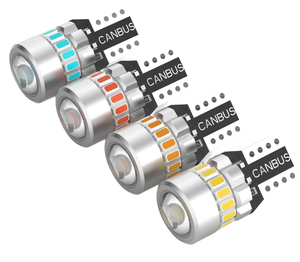 Bombilla LED T10 4014 con Chip y Lente, Sin Polaridad, W5W 194 168 Canbus, para Luz de Estacionamiento y Reversa, Nueva, 18SMD, 10-18V, para Matrícula - Product Image 1