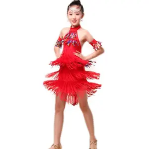 Children's International Latin dance performance competition grading suit