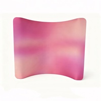 Cadre en alliage d'aluminium personnalisé taie d'oreiller toile de fond tissu de tension imprimé toile de fond bannière stands toile de fond tissu de tension