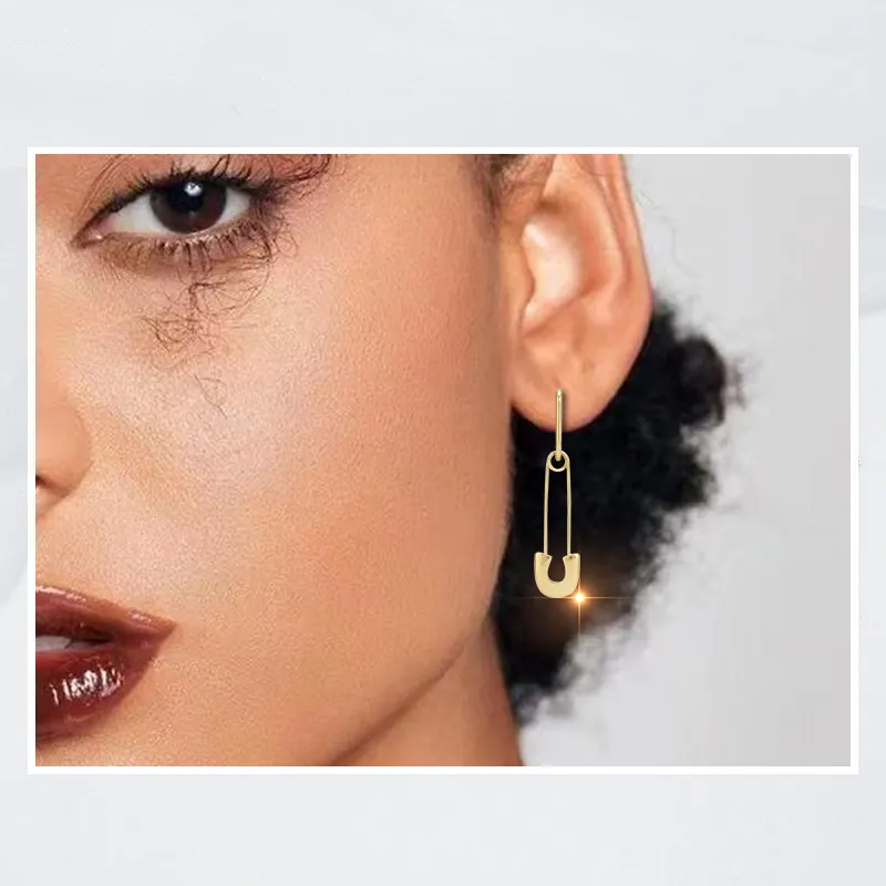 New Design Indian Hypoallergenic Hoop Jewelry 18K Gold Plated Earing Fashion Jewellery Earring