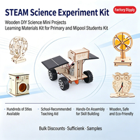 Kit de Experimentos Científicos de Madera para Hacerlo Tú Mismo, Juego de Modelos Educativos, Juguete de Manualidades STEM para Niños y Estudiantes