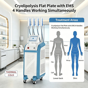 Macchina Professionale per <span class=keywords><strong>Crioterapia</strong></span> Dimagrante con 4 Pad di Raffreddamento e Terapia EMS Comfort per Tutto il Corpo - Product Image 1