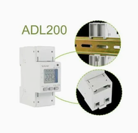 Medidor de Energía Monofásico Acrel ADL200 con Pantalla LCD de 80A, Entrada Directa Clase 1 para Estación Base