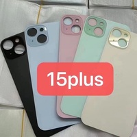 10 pièces de coque arrière en verre pour batterie avec grand trou pour iPhone 11 12 13 14 15 Pro Max 12 13 Mini 15 14 Plus X Xr Xs Max 8