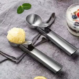 Multifunctional Ice Cream Scoops Stainless Steel Dual-Purpose Scoop Fruit Watermelon Spoon Ball Scoop Household Ice Cream <b>Tools</b> - Product Image 3