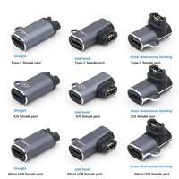 Adaptateur convertisseur de chargeur USB de type C/Micro USB/Lightning pour montres intelligentes Garmin Fenix 7 7S 7X 6 6S 6X Venu Forerunner - Accessoires