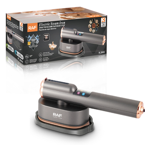 Fer à repasser électrique RAF avec puissance de chauffage de 1200 W, semelle en céramique, conception rotative à 90 degrés et vapeur <span class=keywords><strong>verticale</strong></span> - Product Image 1