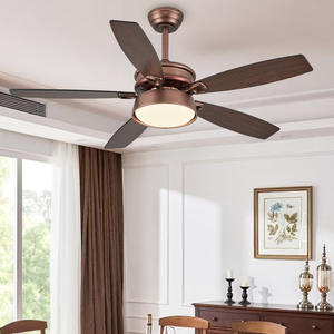 <span class=keywords><strong>Ventilateur</strong></span> de plafond antique avec luminaire 48 pouces, style nostalgique, <span class=keywords><strong>ventilateur</strong></span> LED avec télécommande, 3 vitesses, pales en ABS, pour salon et salle à manger - Product Image 1