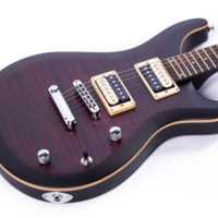 Volgoa Professional Solid Structure Electric Guitar Mahogany Body Rosewood Fingerboard Matte Finish 6 Strings (VLmys-05-Red)