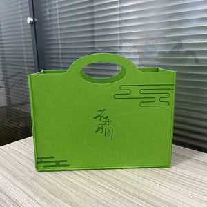 Custom Felt Gift Bags Large Capacity Eco Friendly Durable For Mid Autumn Festival School Bank Promotions - Product Image 2