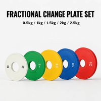 Ensemble de plaques de poids fractionnelles en acier pour musculation, micro-plaques pour haltérophilie, équipement de fitness pour salle de sport