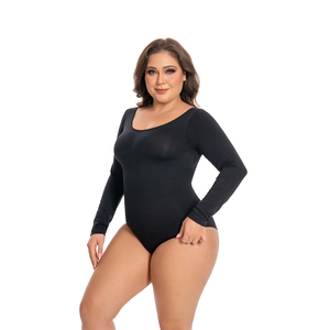<span class=keywords><strong>Body</strong></span> Modellante Integrale Senza Cuciture ad Alta Elasticità con Forte Compressione e Maniche Lunghe, Corsetto Modellante per Ragazze - Product Image 5