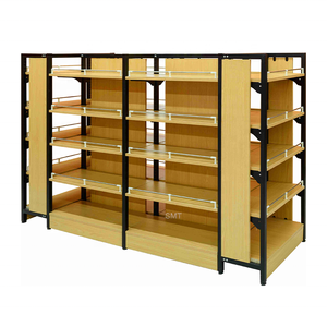 رفوف المعدات الحديثة رفوف الجندول عرض المعادن متجر بقالة رفوف السوبر ماركت الخشبية - Product Image 4