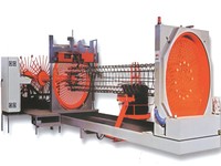 Fabricant usine bon prix machine automatique de fabrication de cages à pieux d'acier pour le traitement des barres d'acier