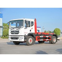 Camion à ordures Roll-On/Roll-Off de 15 tonnes avec bras Ampliroll, camion à ordures à crochet, camion à ordures à levage par crochet