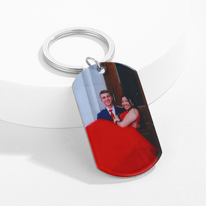 Porte-clés personnalisé avec <span class=keywords><strong>photo</strong></span> personnalisée imprimé en couleur en acier inoxydable VU - Product Image 6
