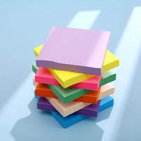 Bloc-notes adhésifs en promotion, 10 couleurs, bloc-notes mémo, notes adhésives personnalisées avec logo imprimé, notes adhésives découpées sur mesure, forme personnalisée 3x3 pouces