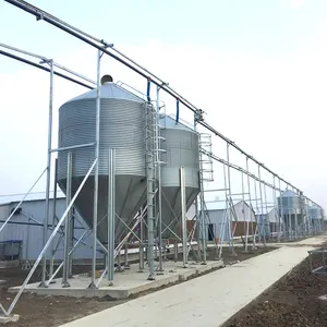 Precio de fábrica de maíz de Silos y tolvas de 50 toneladas de almacenamiento de grano para la venta