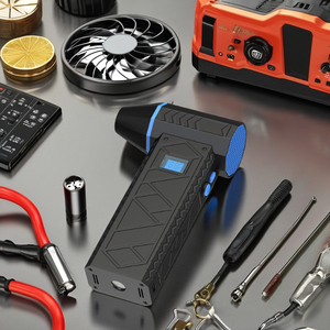 8000mAh có thể sạc lại điện không khí Khăn lau bụi Quạt bốn điều chỉnh tốc độ gió tốc độ cao xe máy tính Bàn phím cầm tay pin - Product Image 5