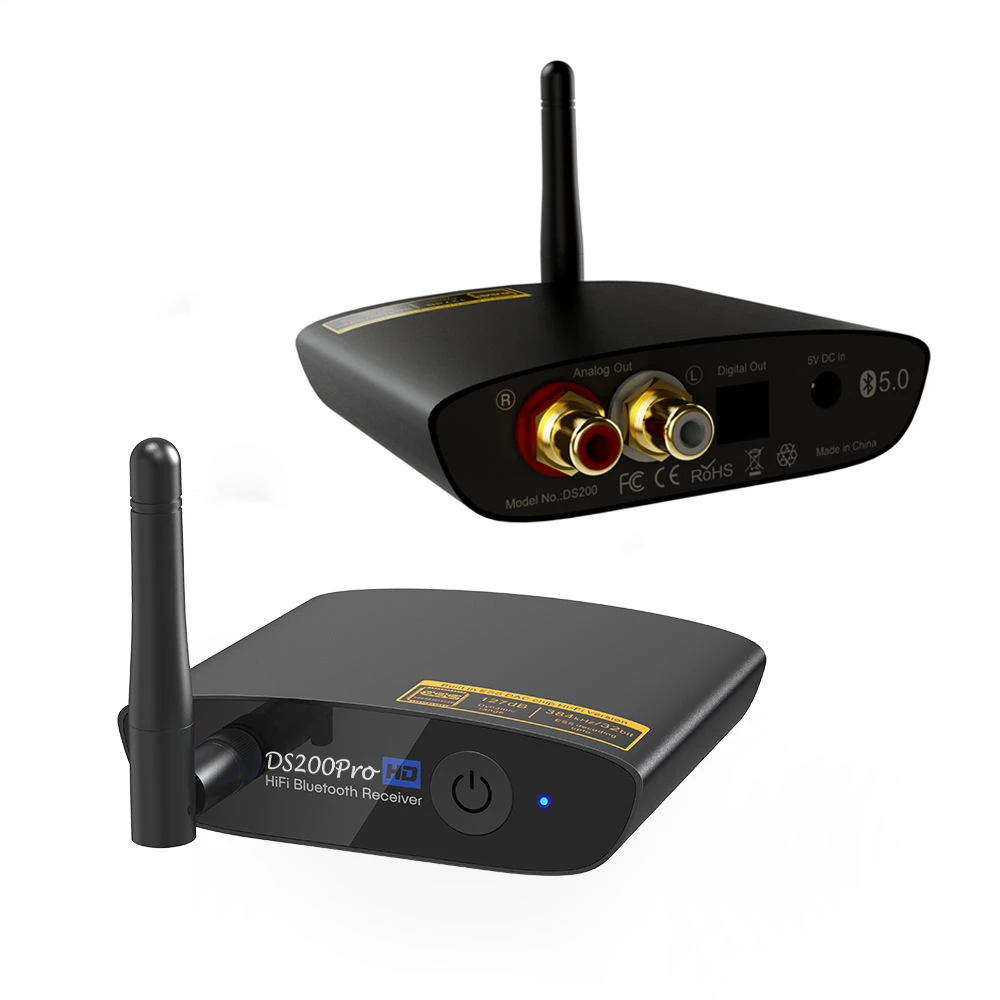1Mii Bluetooth レシーバー　Ds200Pro 1Mii DS200Pro RCA & 光出力Bluetooth 5.2アダプター121dB