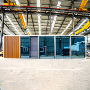Conteneur de stockage mobile préfabriqué moderne, isolé, étanche et alimenté à l'énergie solaire, personnalisable pour bureau, atelier ou entrepôt - Product Image 1