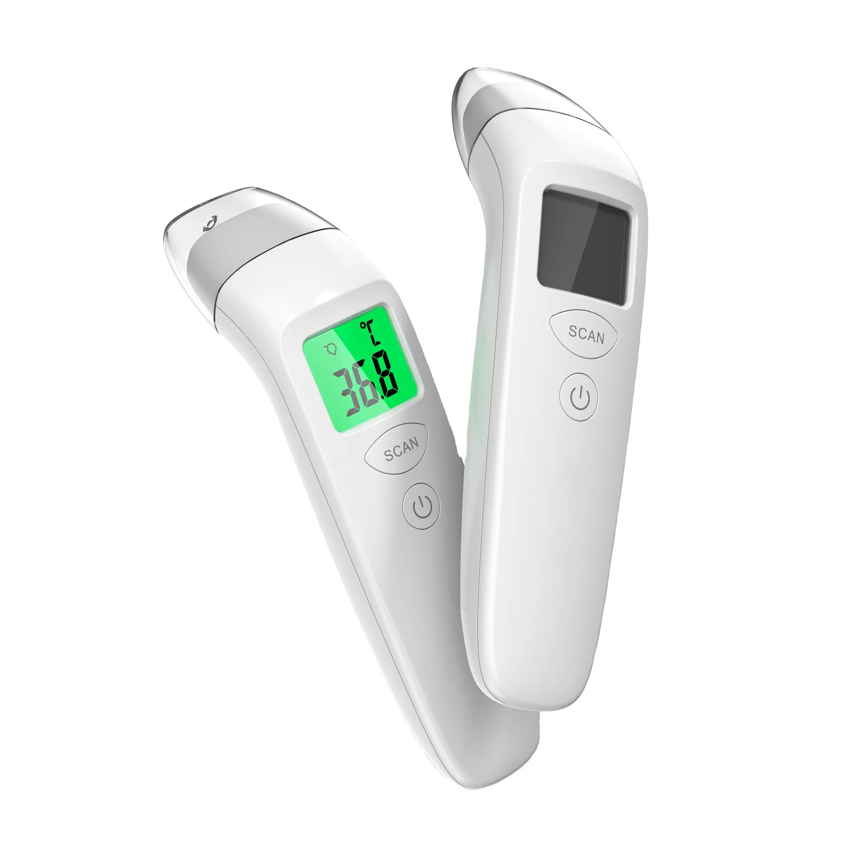 One sec CE factory design non-contact infrared frontal best medical no touch digital thermometers digital non contact
