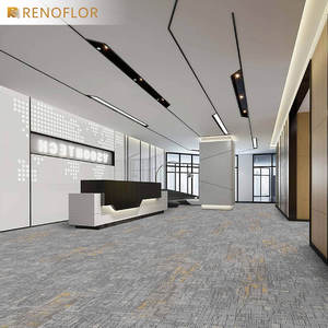 Carreaux de <span class=keywords><strong>tapis</strong></span> d'hôtel de haute qualité de luxe PP polypropylène <span class=keywords><strong>tapis</strong></span> de sol de bureau commercial moderne pile coupée bitume ignifuge maison - Product Image 4