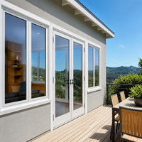 Système de fenêtres et portes en aluminium sur mesure, double vitrage, ouverture à la française, rupture de pont thermique, insonorisation, étanchéité, projet de villa