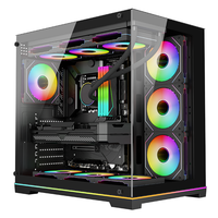 Compra al por Mayor de Cajas de Juego ATX Invertidas, 835 Piezas/40HQ, Chasis de PC con Vidrio Templado Panorámico