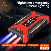 JP-S160 20000mAh Jump Starter Mobil dengan Kompresor Udara 600A Peak 12V Pengisi Daya Baterai 4 USB Power Bank Toolkit dengan Kotak