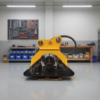 Nouvelle Plaque Compacteuse Hydraulique Rotative WIGON de 2 à 40 Tonnes Compatible avec les Excavatrices pour la Construction