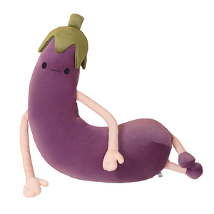 Almohada de Peluche Súper Suave con Forma de Huevo de <span class=keywords><strong>Banana</strong></span> Bordada, Rellena de Algodón PP, Cojín Largo para Alivio del Estrés Unisex - Product Image 2