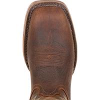 2026 nouveau KJ rétro hommes bottes décontractées Western Cowboy grand arbre éléments broderie botte hauteur Oxford semelle extérieure en caoutchouc automne