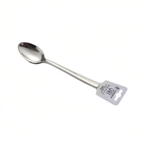 Cuillère en métal à long manche de 20 cm avec finition miroir pour servir et déguster vos plats préférés lors de fêtes - Product Image 2