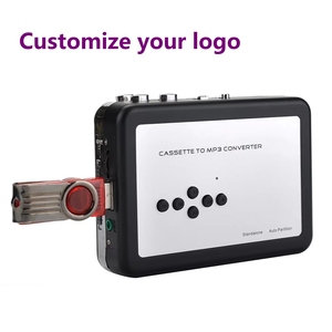 Convertidor de Casete a MP3 Independiente Blanco con USB y Partición Automática para el Hogar y Estudio, Diseño Retro de Grabadora de Casete con Almacenamiento USB - Product Image 1
