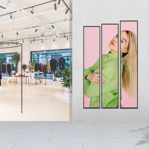 Estante de <span class=keywords><strong>pantalla</strong></span> ultra ancha VISIGN de 23,1 <span class=keywords><strong>pulgadas</strong></span>, 37 <span class=keywords><strong>pulgadas</strong></span>, 49 <span class=keywords><strong>pulgadas</strong></span>, marco estrecho de doble cara, <span class=keywords><strong>pantalla</strong></span> LCD de esquina redonda para publicidad - Product Image 6