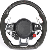 Volant en fibre de carbone pour Audi A3 A4 A5 A6 S3 S4 RS5 Q5 TT TTS TTRS R8 Style Retrofit