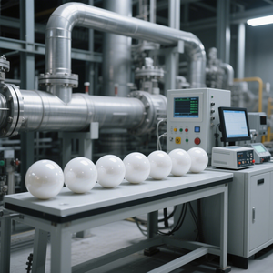 Médias de meulage industriels de résistance à l'usure élevée de boules de zircone pour l'ingénierie de précision et les applications environnementales - Product Image 4