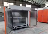Petite ligne de production de revêtement industriel électrique, four de cuisson, séchage de peinture en poudre métallique, cuisson de substrat en acier, moteur