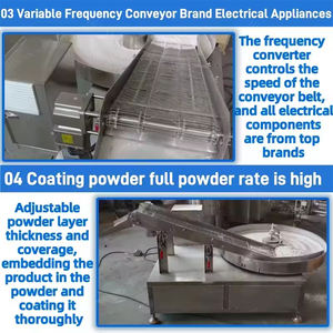 Nueva Máquina Automática Industrial para Rebozar Carne, Camarones, Pan Rallado, Pescado, Filetes, Harina para Tempura y <span class=keywords><strong>Pollo</strong></span> - Product Image 4