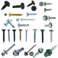 Vis à cloison sèche CRS de qualité supérieure pour plaques de plâtre et bois, finition zinc