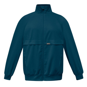 Blouse médicale pour infirmière, veste de travail quotidienne, blouses de soins médicaux avec 2 poches, poignets et ourlet élastiques, tissu doux et confortable - Product Image 4