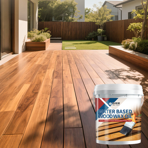 <span class=keywords><strong>Vernis</strong></span> pour sols en bois de haute qualité à base d'eau, sain, imperméable pour intérieur et extérieur, revêtement à l'huile de cire anti-corrosion - Product Image 2
