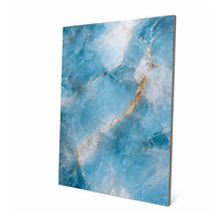 Panneau mural en bois imperméable Mingman, motif marbré, cristal de carbone, 1220x2440mm, décoration murale intérieure pour salle de bain, cuisine, maison
