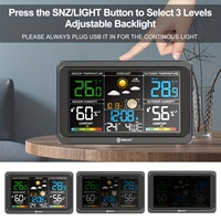 Station météo numérique de table pour la maison, baromètre hygromètre automatique sans fil, personnalisation OEM, instruments de mesure de la température